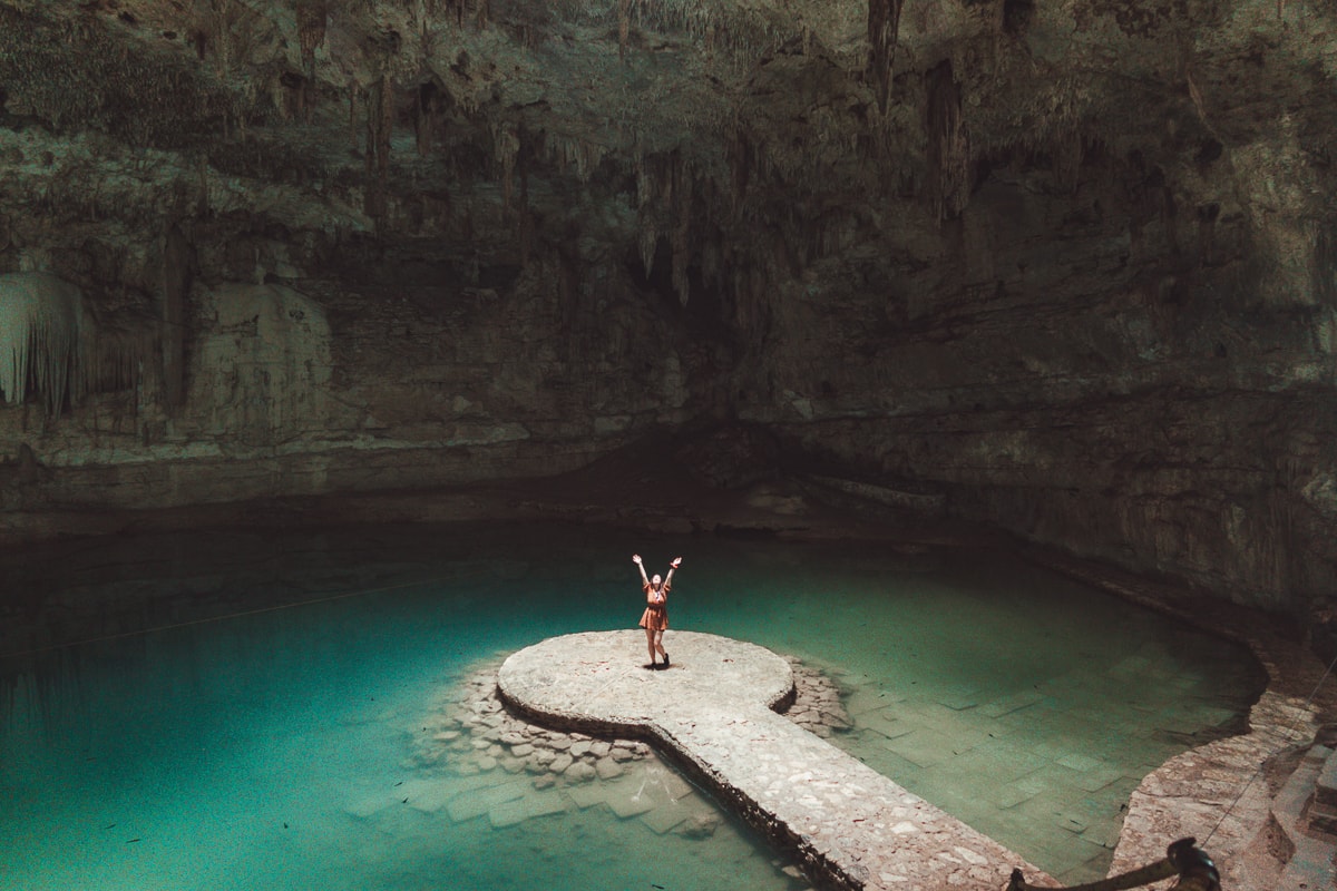 suytun cenote from playa del carmen